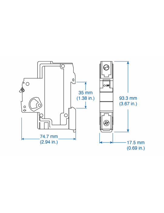 Altech 1D32UM DLS8 - UL508 Listed Manual Motor Controllers “Suitable as Motor Disconnect”