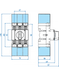 Altech KU3100UL98 3 Pole UL98 Motor Disconnect Switch - Extended