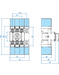 Altech KU4100UL98 4 Pole UL98 Motor Disconnect Switch - Extended
