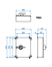 Altech KET3100UL98 Y/R UL98 Motor Disconnect Switch - Sheet Metal Enclosure