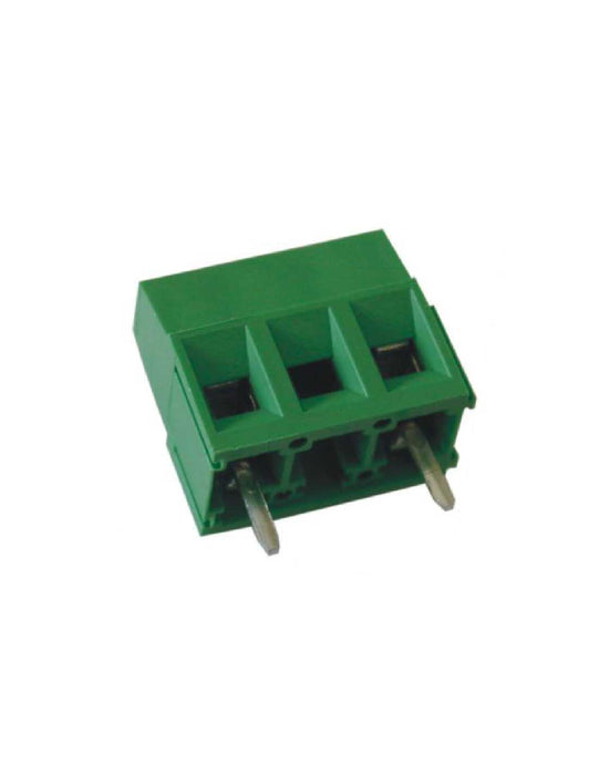 Altech MVS155-10-V-L PCB Terminal Block, 10.00mm, 5 Pole, Front Wire, Green