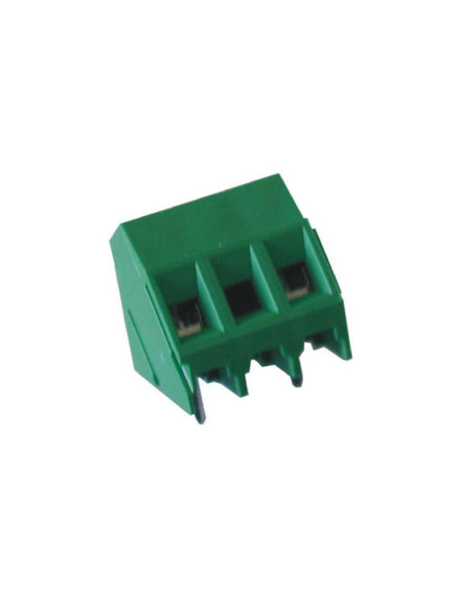 Altech MVS151-10-IT PCB Terminal Block, 10.00mm, 1 Pole, 35°, Green