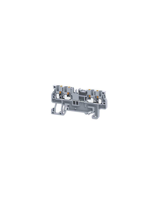 Altech CP1.5/4/W White - Feed-Through, 4 Connection Terminal Block