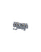 Altech CP2.5/4/DB Brown - Feed-Through, 4 Connection Terminal Block