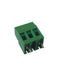 Altech MVSP252-10,16-V PCB Terminal Block, 10.16mm, 2 Pole, Front Wire, Green
