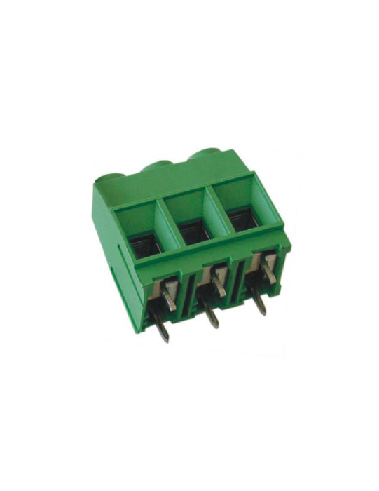Altech MV-1009 PCB Terminal Block, 10.16mm, 9 Pole, Front Wire, Green