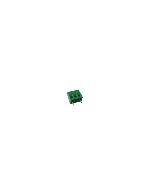 Altech MVS151-10,16-V PCB Terminal Block, 10.16mm, 1 Pole, Front Wire, Green