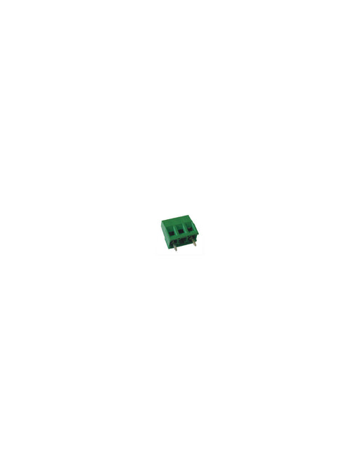Altech MVS151-10,16-V-L PCB Terminal Block, 10.16mm, 1 Pole, Front Wire, Green