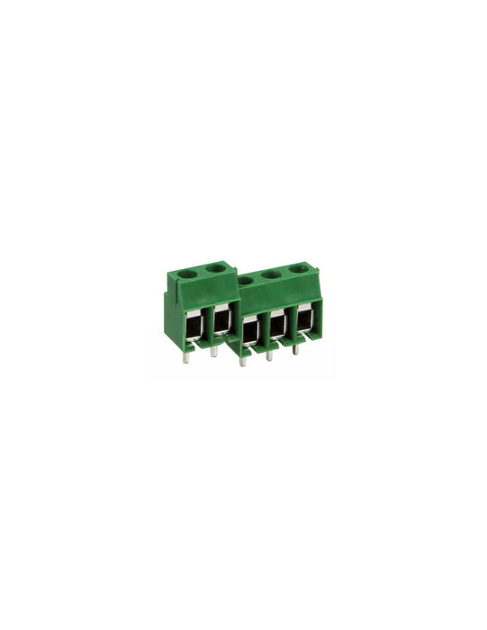 Altech MVE114-5-V PCB Terminal Block, 5.00mm, 4 Pole, Front Wire, Green