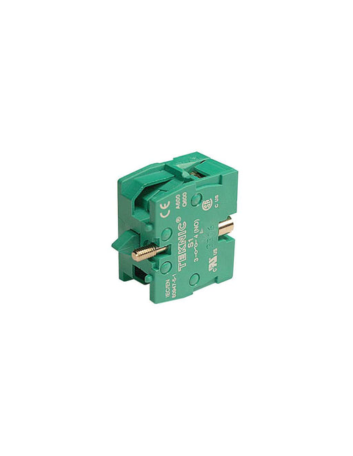 Altech S1 22mm Push Button Switch Contacts - Panel Mount Normally Open Silver