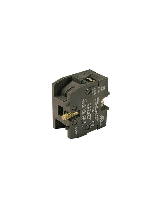 Altech S6 22mm Push Button Switch Contacts - Base Mount Normally Closed Silver