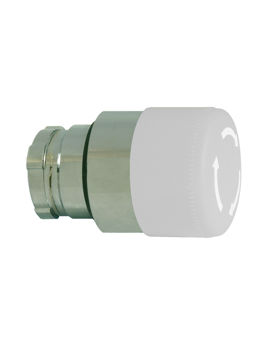 Altech 2AMLS1 Mushroom Push-Turn Small - Non-Illuminated Metal Operator