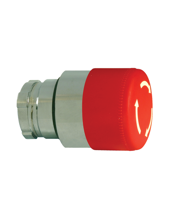 Altech 2AMLS4 Mushroom Push-Turn Small - Non-Illuminated Metal Operator