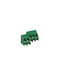 Altech MVS-1515 (35) PCB Terminal Block, 5.00mm, 15 Pole, 35°, Green