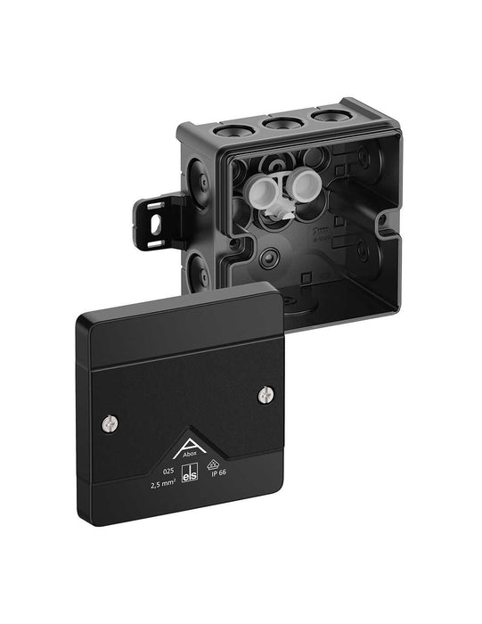 Altech 802-001-01 Abox 025AB - , Empty Polypropylene Black Enclosure