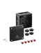 Altech 404-020-01 Abox Pro 040 - , Polycarbonate Black Enclosure, 5x5 Pole Push-in Terminals