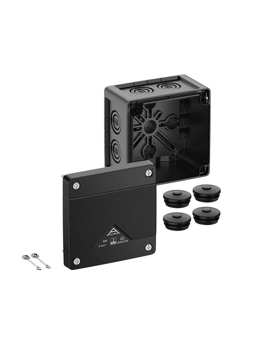 Altech 404-000-01 Abox Pro 040 - , Polycarbonate Black Empty Enclosure