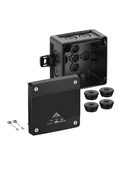 Altech 402-001-01 Abox Pro 025AB - , Polycarbonate Black Empty Enclosure