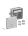 Altech 406-421-01 Abox Pro 060AB - , Polycarbonate Gray Enclosure, 5x5 Pole High-set Terminal