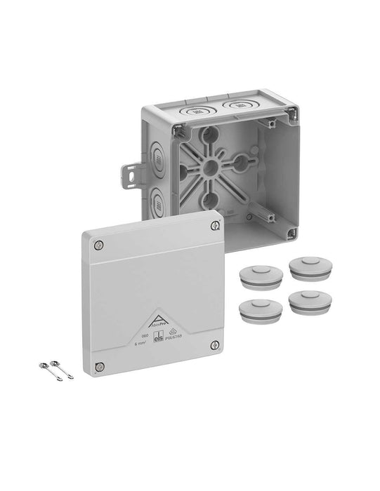 Altech 406-401-01 Abox Pro 060AB - , Polycarbonate Gray Empty Enclosure