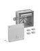 Altech 410-421-01 Abox Pro 100AB - , Polycarbonate Gray Enclosure, 5x5 Pole High-set Terminal