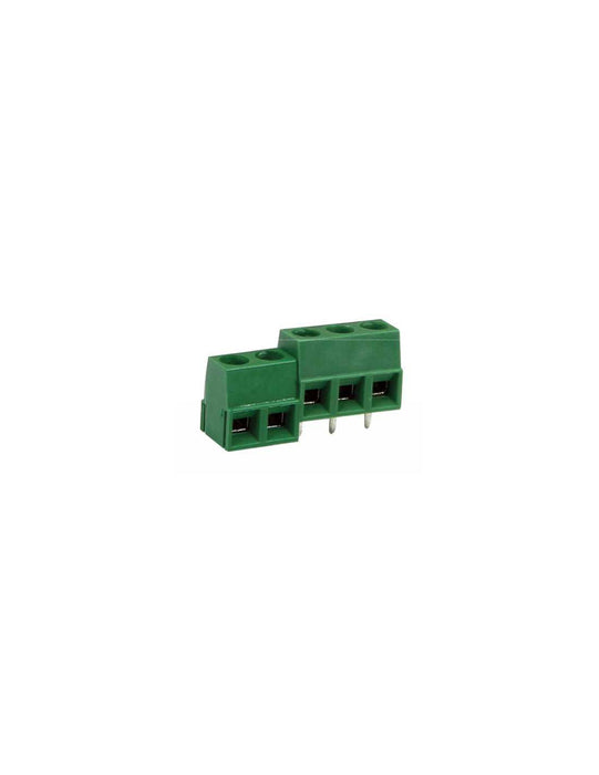 Altech MV1521-5,08-V-L PCB Terminal Block, 5.08mm, 21 Pole, Front Wire, Green