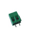 Altech MVS156-5,08-V-L PCB Terminal Block, 5.08mm, 6 Pole, Front Wire, Green