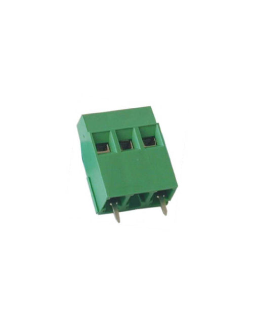Altech MMT151-10,16-V PCB Terminal Block, 10.16mm, 1 Pole, Front Wire, Green