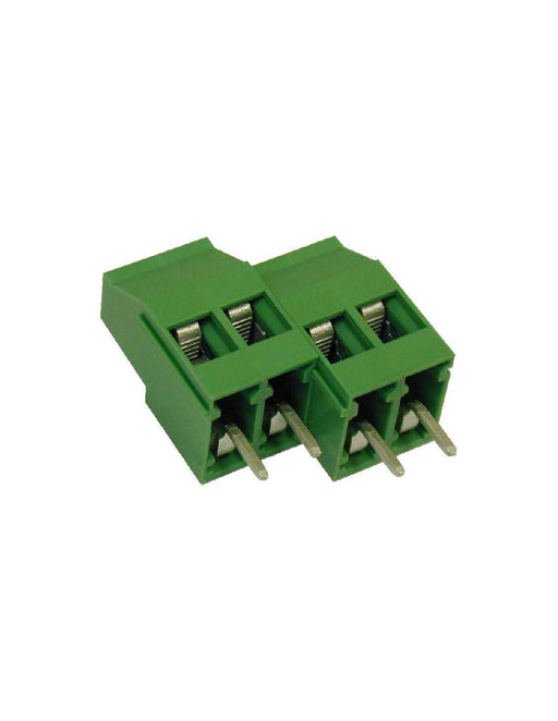 Altech MVST253-5,08-V PCB Terminal Block, 5.08mm, 3 Pole, Front Wire, Green