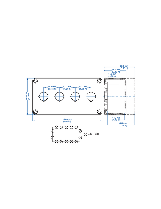 Altech 153-904 Polycarbonate Enclosures