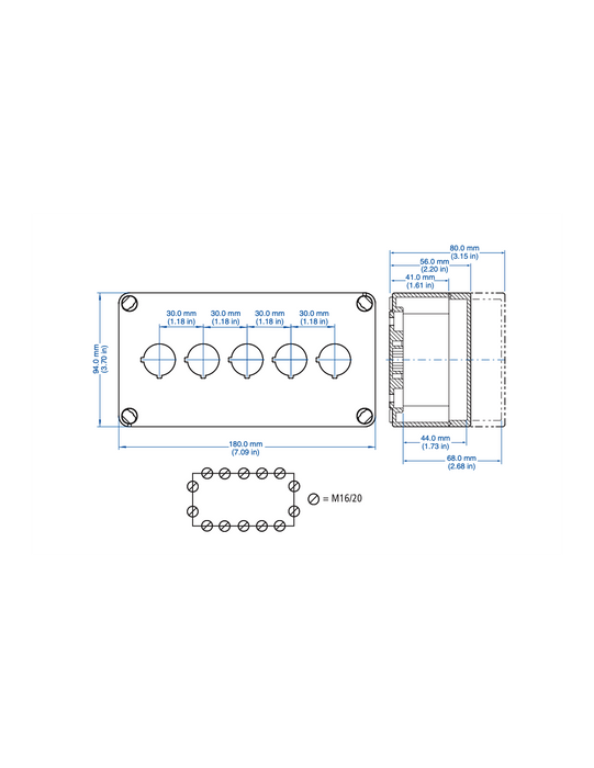 Altech 153-905 Polycarbonate Enclosures