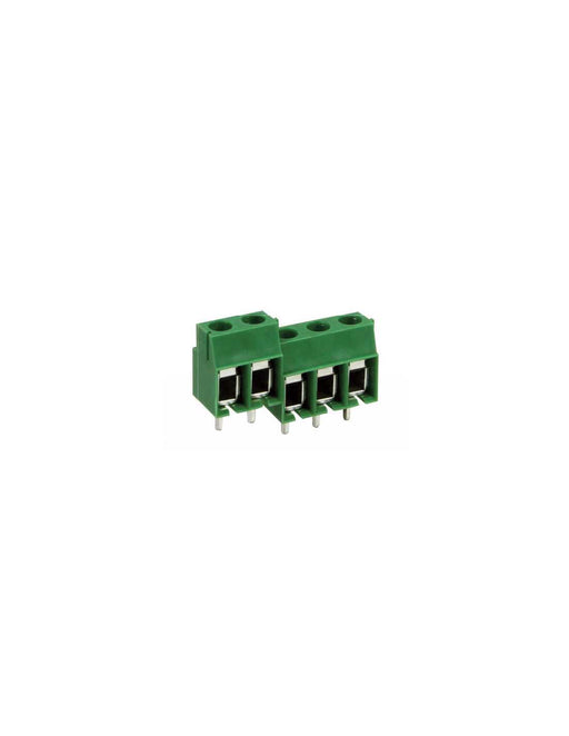 Altech MVE113-7,5-V PCB Terminal Block, 7.50mm, 3 Pole, Front Wire, Green