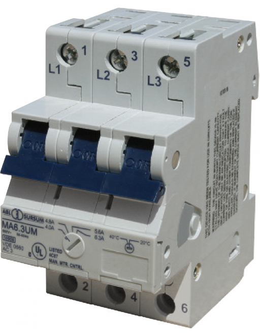 Altech MA2.5UM MA-Series Three Phase Adjustable Trip MCB/ MMC