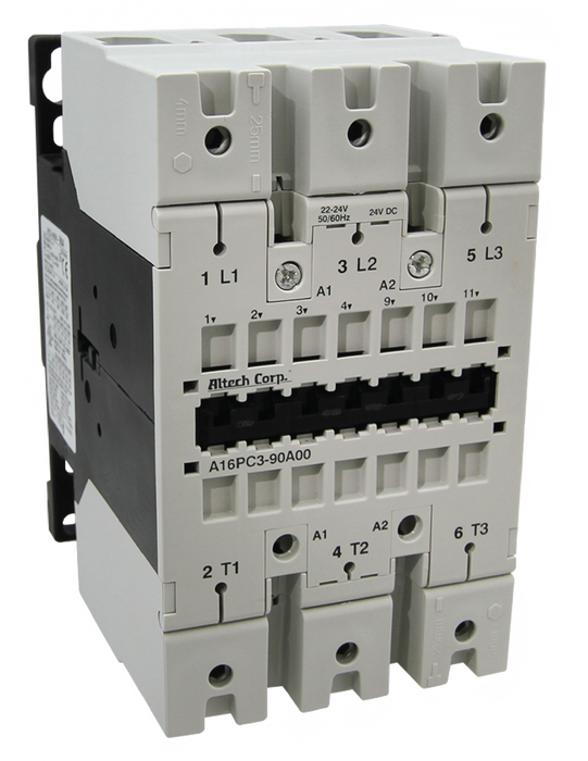 Altech A16PC3-90A00-110V PC Series Contactors - 115A Frame (1 Phase, 3 Phase)