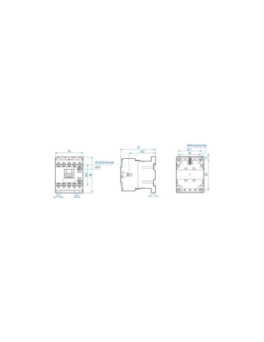 Altech GMC-9M-10-AC24V MC Series - MINI Contactors