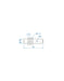 Altech AIK12F02AP024-Q65 M12 Flush Mount Cylindrical Sensor, DC - 3 WIRE- SHORT BODY