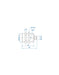 Altech AIK30F10AP024-Q65 M30 Flush Mount Cylindrical Sensor, DC - 3 WIRE- SHORT BODY