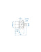 Altech AIK30N15AP024-Q65 M30 Non-Flush Mount Cylindrical Sensor, DC - 3 WIRE- SHORT BODY