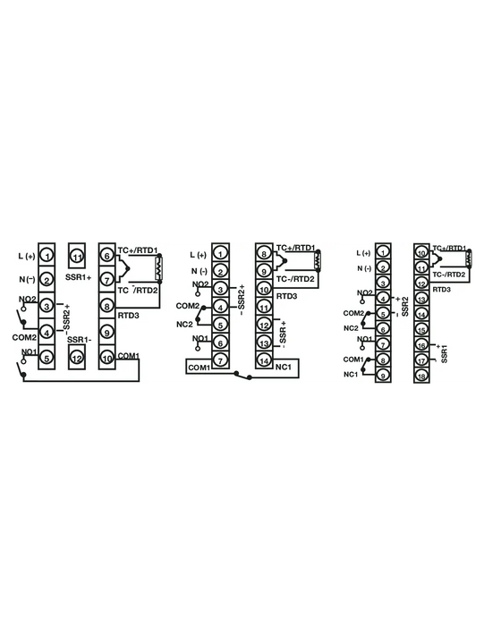 Altech TC544A-CU Dual Display, 2 Output Temperature Controllers