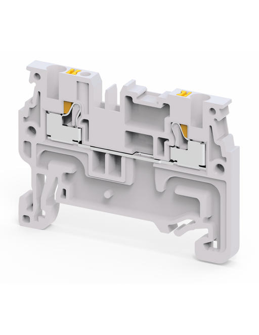 Altech CP1.5/W White - Single Level Feed-Through Terminal Block
