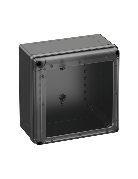 Altech 741-433 GEOS-L 3030-18-to - , Polycarbonate Black with Transparent Cover Enclosure