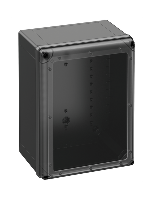 Altech 741-734 GEOS-L 3040-22-to - , Polycarbonate Black with Transparent Cover Enclosure