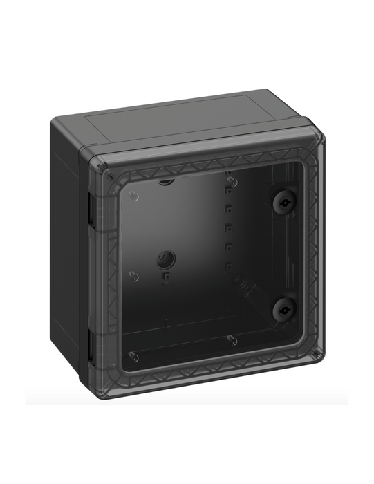 Altech 751-433 GEOS-S 3030-18-to - , Polycarbonate Black with Transparent Cover Enclosure Cabinet