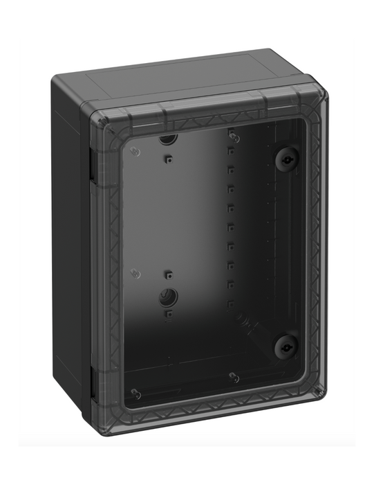 Altech 751-434 GEOS-S 3040-18-to - , Polycarbonate Black with Transparent Cover Enclosure Cabinet
