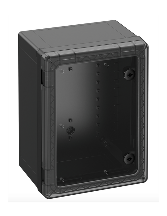 Altech 751-734 GEOS-S 3040-22-to - , Polycarbonate Black with Transparent Cover Enclosure Cabinet