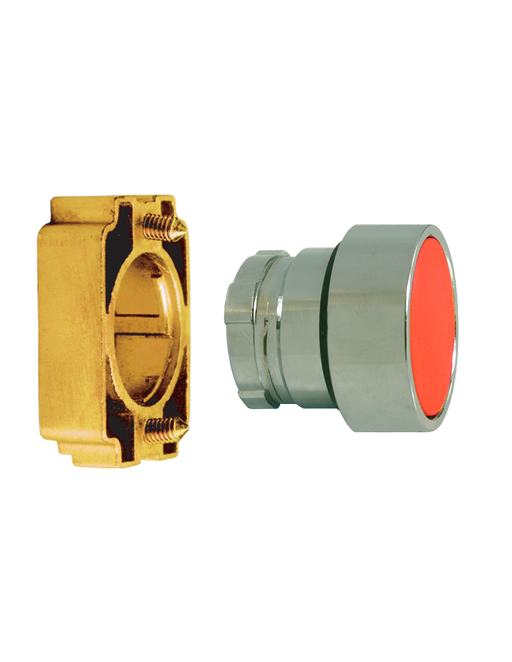 Altech 2AF4 Flush Momentary - Non-Illuminated Metal Operator