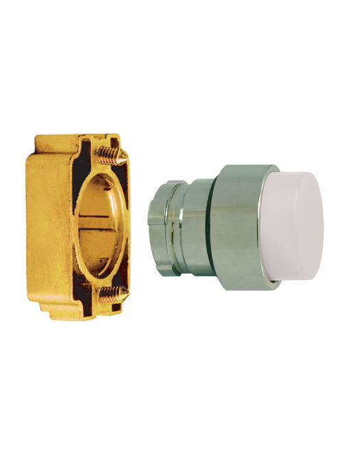 Altech 2AP1 Projecting Momentary - Non-Illuminated Metal Operator