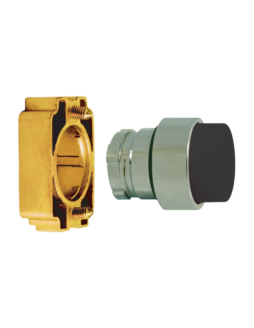 Altech 2AP2 Projecting Momentary - Non-Illuminated Metal Operator