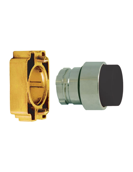 Altech 2AP2 Projecting Momentary - Non-Illuminated Metal Operator