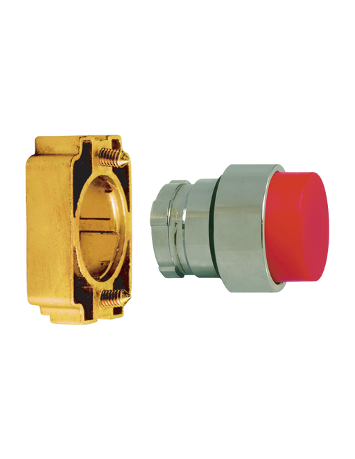 Altech 2AP4 Projecting Momentary - Non-Illuminated Metal Operator